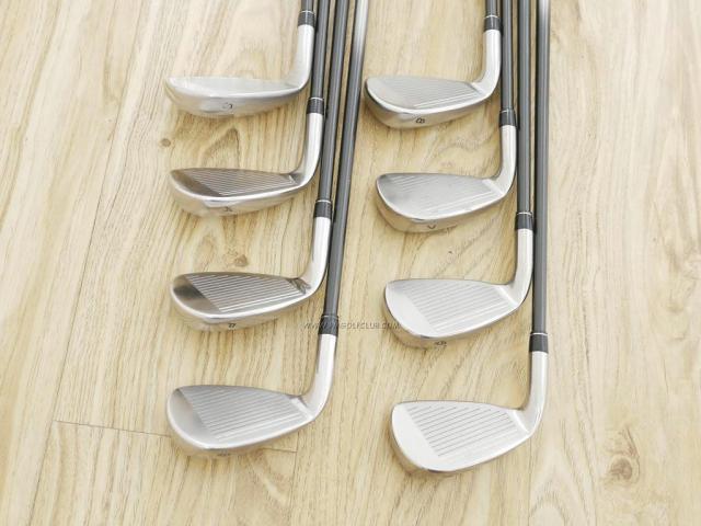 Iron set : Taylormade : ชุดเหล็ก Taylormade XR-05 (หน้า Titanium รุ่นท็อป) มีเหล็ก 5-Pw,Aw,Sw (8 ชิ้น) ก้านกราไฟต์ Flex R