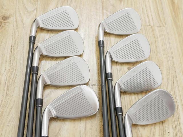 Iron set : Taylormade : ชุดเหล็ก Taylormade XR-05 (หน้า Titanium รุ่นท็อป) มีเหล็ก 5-Pw,Aw,Sw (8 ชิ้น) ก้านกราไฟต์ Flex R