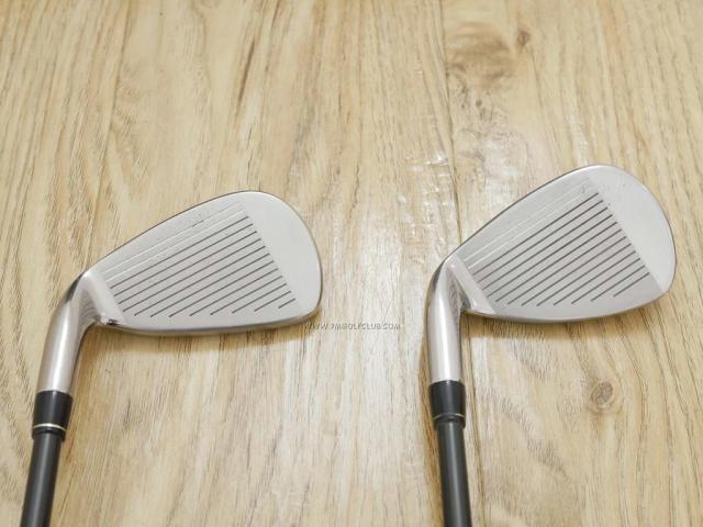 Iron set : Taylormade : ชุดเหล็ก Taylormade XR-05 (หน้า Titanium รุ่นท็อป) มีเหล็ก 5-Pw,Aw,Sw (8 ชิ้น) ก้านกราไฟต์ Flex R