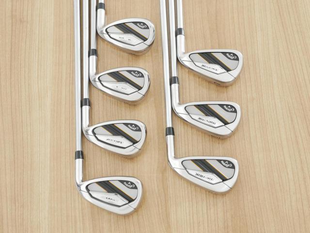 Iron set : Callaway : ชุดเหล็ก Callaway Mavrik (ปี 2020 ตีง่าย ไกลมากๆ) มีเหล็ก 5-Pw,Aw (7 ชิ้น) ก้านกราไฟต์ Mitsubishi Diamana 50 Flex S