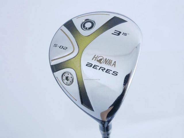 Fairway Wood : Honma : หัวไม้ 3 Honma Beres S-02 Loft 15 ก้าน ARMRQ 6 (54) Flex S (2 ดาว)