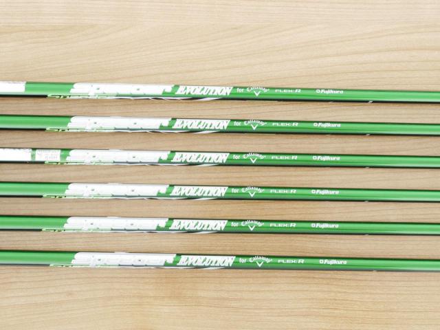 Iron set : Callaway : ชุดเหล็ก Callaway EPIC Max Fast (รุ่นแพงสุด ไกลสุดของ Callaway ปี 2021) มีเหล็ก 6-Pw,Aw (6 ชิ้น) ก้านกราไฟต์ Fujikura Speeder Evolution Flex R