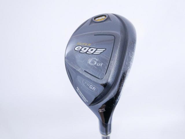 Fairway Wood : PRGR : ไม้กระเทย PRGR Super Egg (หน้าเด้งเกินกฏ COR 0.84 ออกปี 2018 หายากมาก) Loft 23 ก้าน M-35 Flex R2