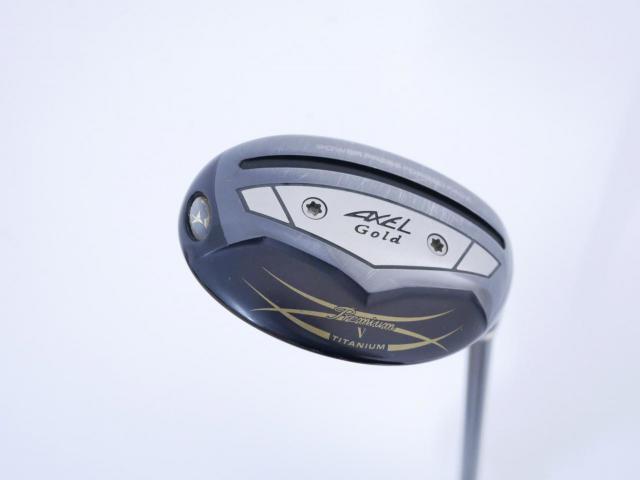 Fairway Wood : Tsuruya : ไม้กระเทย Tsuruya AXEL Gold Premium 5 (รุ่นปี 2023 ตัวท๊อป เด้งเกินกฏ ของใหม่ 2 หมื่นกว่า) Loft 20 Flex R