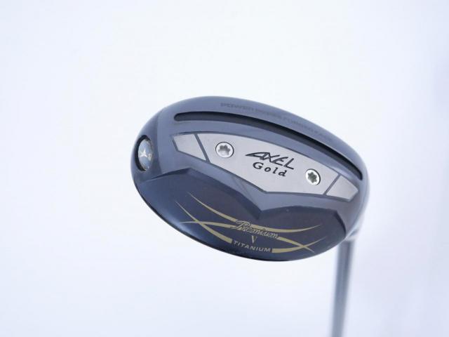 Fairway Wood : Tsuruya : ไม้กระเทย Tsuruya AXEL Gold Premium 5 (รุ่นปี 2023 ตัวท๊อป เด้งเกินกฏ ของใหม่ 2 หมื่นกว่า) Loft 23 Flex R