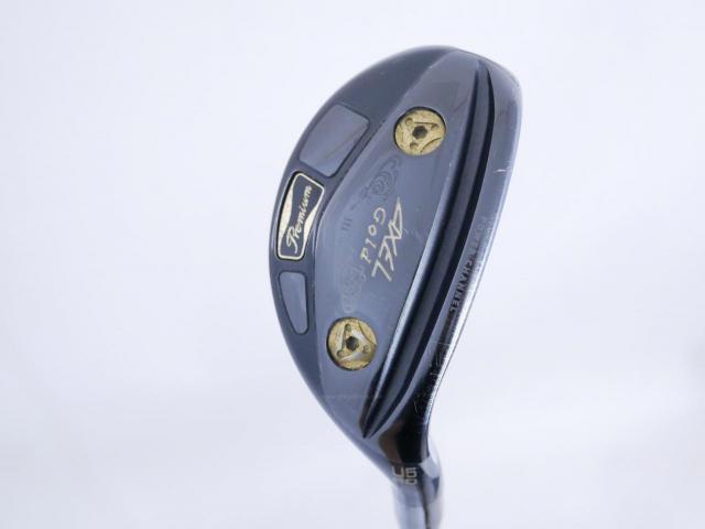 Fairway Wood : Tsuruya : ไม้กระเทย Tsuruya AXEL Gold Premium III (รุ่นปี 2019 ตัวท๊อป) Loft 20 Flex S