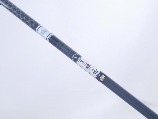 Fairway Wood : callaway : หัวไม้ 3 Callaway Paradym AI Smoke MAX (รุ่นปี 2024 Japan Spec.) Loft 15 ก้าน Mitsubishi TENSEI 50 Flex SR