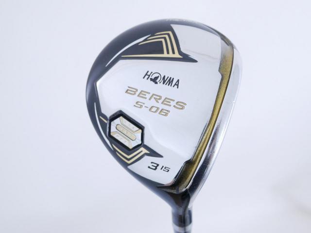 Fairway Wood : Honma : **ก้าน 3 ดาว** หัวไม้ 3 Honma Beres S-06 (รุ่นปี 2019) Loft 15 ก้าน ARMRQ X (47) Flex R (3 ดาว)