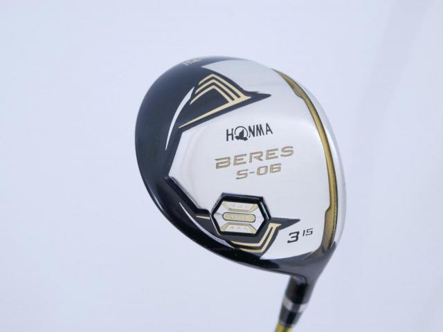 Fairway Wood : Honma : **ก้าน 3 ดาว** หัวไม้ 3 Honma Beres S-06 (รุ่นปี 2019) Loft 15 ก้าน ARMRQ X (47) Flex R (3 ดาว)