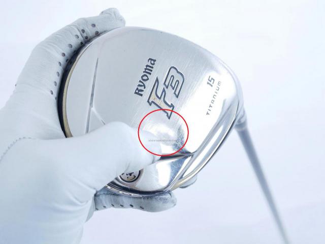 Fairway Wood : Other Brand : **มีบุบ** หัวไม้ 3 Ryoma F Titanium (รุ่นปี 2019 ไกลมากๆ) Loft 15 สุดยอดก้าน Basileus FW65 Flex S