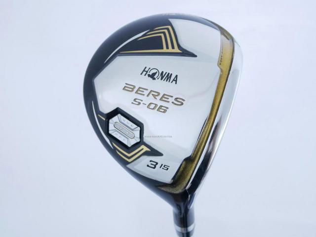 Fairway Wood : Honma : หัวไม้ 3 Honma Beres S-06 (ปี 2019) Loft 15 ก้าน ARMRQ X (47) Flex SR (2 ดาว)