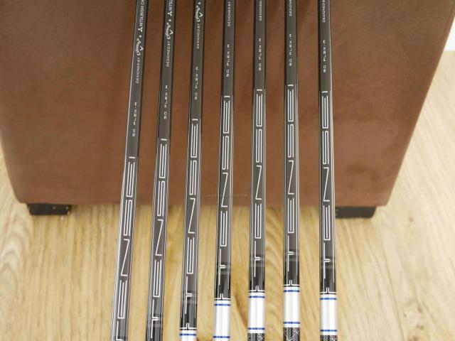 Iron set : Callaway : ชุดเหล็ก Callaway Paradym Ai Smoke HL (รุ่นล่าสุด ออกปี 2024 ตีง่ายมาก ไกล Japan Spec.) มีเหล็ก 6-Pw,Aw,Gw (7 ชิ้น) ก้านกราไฟต์ Fujikura TENSEI 50 Flex R