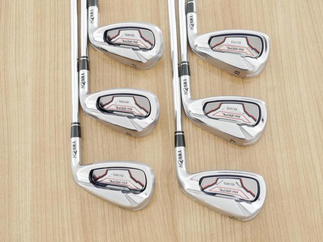 Iron set : Honma : ชุดเหล็ก Honma Bezeal 535 (ปี 2019 รุ่นนี้ใบใหญ่ที่สุดของ Honma) มีเหล็ก 6-11 (6 ชิ้น) ก้านเหล็ก NS Pro 950 Flex R
