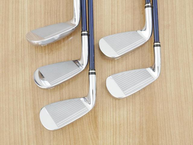 Lady club : All : ชุดเหล็ก Yamaha Inpres UD+2 (ออกปี 2019 ตีไกลที่สุด ไกลกว่าเหล็กทั่วไป 2 เบอร์ หน้าเด้ง COR 0.822) มีเหล็ก 7-Pw,Sw (5 ชิ้น) ก้านกราไฟต์ Flex L