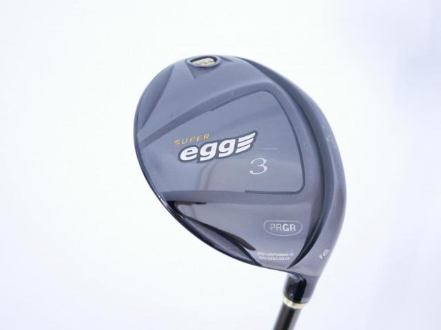 Fairway Wood : PRGR : หัวไม้ 3 PRGR Super Egg (หน้าเด้งเกินกฏ COR 0.84 ออกปี 2018 หายากมาก) Loft 16 Flex R (M-37)