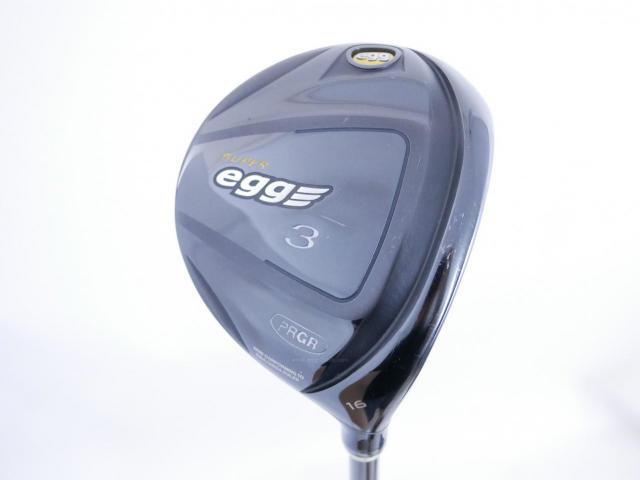 Fairway Wood : PRGR : หัวไม้ 3 PRGR Super Egg (หน้าเด้งเกินกฏ COR 0.84 ออกปี 2018 หายากมาก) Loft 16 Flex R (M-37)