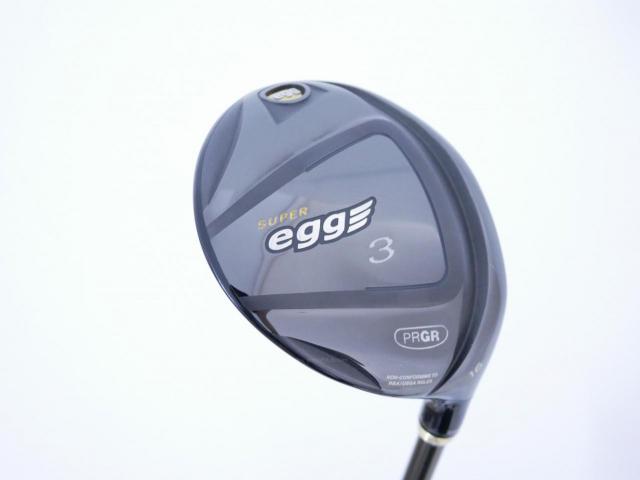 Fairway Wood : PRGR : หัวไม้ 3 PRGR Super Egg (หน้าเด้งเกินกฏ COR 0.84 ออกปี 2018 หายากมาก) Loft 16 Flex R2 (M-35)