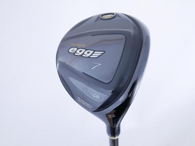 Fairway Wood : PRGR : หัวไม้ 7 PRGR Super Egg (หน้าเด้งเกินกฏ COR 0.84 ออกปี 2018 หายากมาก) Loft 22 Flex R2 (M-35)