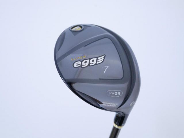 Fairway Wood : PRGR : หัวไม้ 7 PRGR Super Egg (หน้าเด้งเกินกฏ COR 0.84 ออกปี 2018 หายากมาก) Loft 22 Flex R2 (M-35)