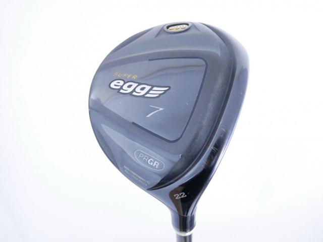 Fairway Wood : PRGR : หัวไม้ 7 PRGR Super Egg (หน้าเด้งเกินกฏ COR 0.84 ออกปี 2018 หายากมาก) Loft 22 Flex R (M-37)