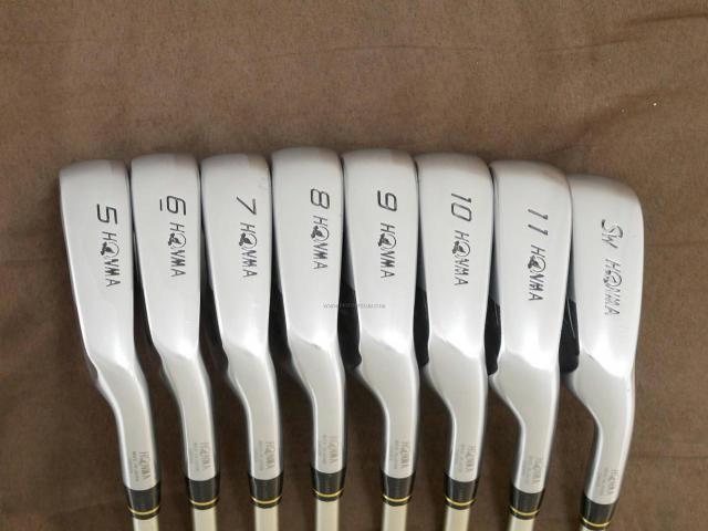 Iron set : Honma : ชุดเหล็ก Honma HT-01G Maraging Face (หน้าเด้ง) มีเหล็ก 5-11,Sw (8 ชิ้น) ก้าน ARMRQ HT-50 Flex R (2 ดาว)