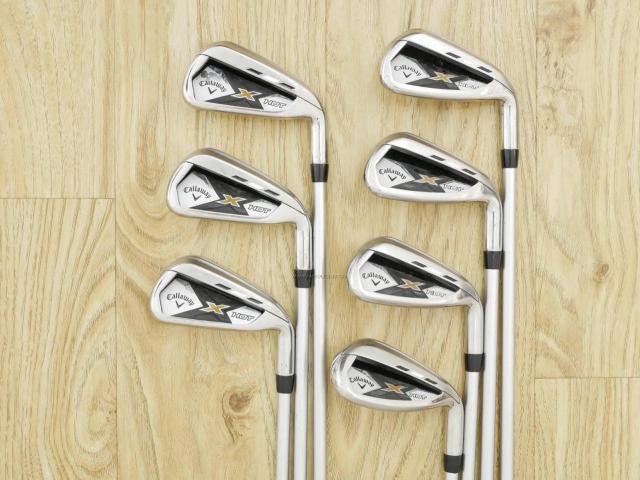 Iron set : Callaway : ชุดเหล็ก Callaway X Hot มีเหล็ก 5-Pw,Sw (7 ชิ้น) ก้านกราไฟต์ 60 Flex S