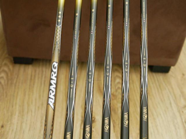 Iron set : Honma : **ก้าน 3 ดาว** ชุดเหล็ก Honma Beres 2020 Forged (ออกปี 2020) มีเหล็ก 6-11 (6 ชิ้น เทียบเท่า 5-Pw) ก้าน ARMRQ (42) Flex R (3 ดาว)