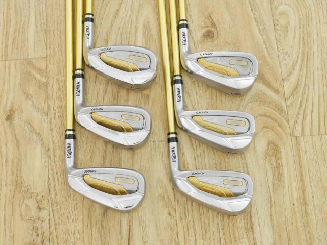 Iron set : Honma : **ก้าน 3 ดาว** ชุดเหล็ก Honma Beres 2020 Forged (ออกปี 2020) มีเหล็ก 6-11 (6 ชิ้น เทียบเท่า 5-Pw) ก้าน ARMRQ (42) Flex R (3 ดาว)