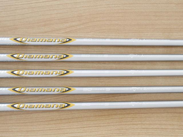 Iron set : Callaway : ชุดเหล็ก Callaway Mavrik (ปี 2020 ตีง่าย ไกลมากๆ) มีเหล็ก 6-Pw (5 ชิ้น) ก้านกราไฟต์ Mitsubishi Diamana 50 Flex S