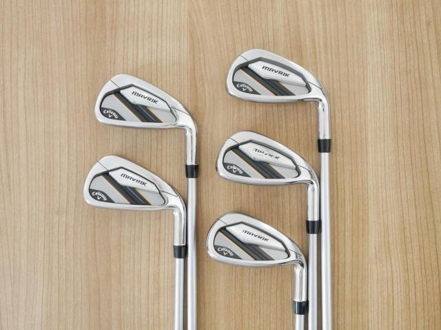Iron set : Callaway : ชุดเหล็ก Callaway Mavrik (ปี 2020 ตีง่าย ไกลมากๆ) มีเหล็ก 6-Pw (5 ชิ้น) ก้านกราไฟต์ Mitsubishi Diamana 50 Flex S