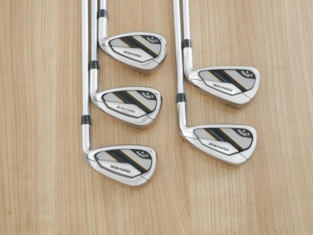 Iron set : Callaway : ชุดเหล็ก Callaway Mavrik (ปี 2020 ตีง่าย ไกลมากๆ) มีเหล็ก 6-Pw (5 ชิ้น) ก้านกราไฟต์ Mitsubishi Diamana 50 Flex S