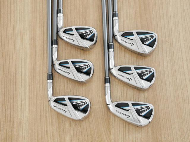 Iron set : Taylormade : ชุดเหล็ก Taylormade SIM MAX (ออกปี 2020 Japan Spec.) มีเหล็ก 6-Pw,Aw (6 ชิ้น) ก้านกราไฟต์ Mitsubishi Tensei TM60 Flex R