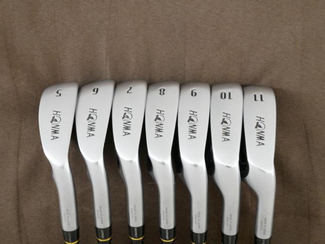 Iron set : Honma : ชุดเหล็ก Honma AMAZING Spec (หน้าเด้ง โกงองศาสุดๆ ไกลที่สุด) มีเหล็ก 5-11 (7 ชิ้น ระยะเทียบเท่า 4-Pw) ก้านกราไฟต์ Flex R