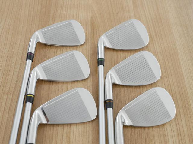 Iron set : Kasco : **มีตำหนิ** ชุดเหล็ก Kasco TARO Big Super Hyten (หน้าเด้ง ตีง่าย ไกล) มีเหล็ก 5-Pw (6 ชิ้น) ก้านกราไฟต์ Flex R