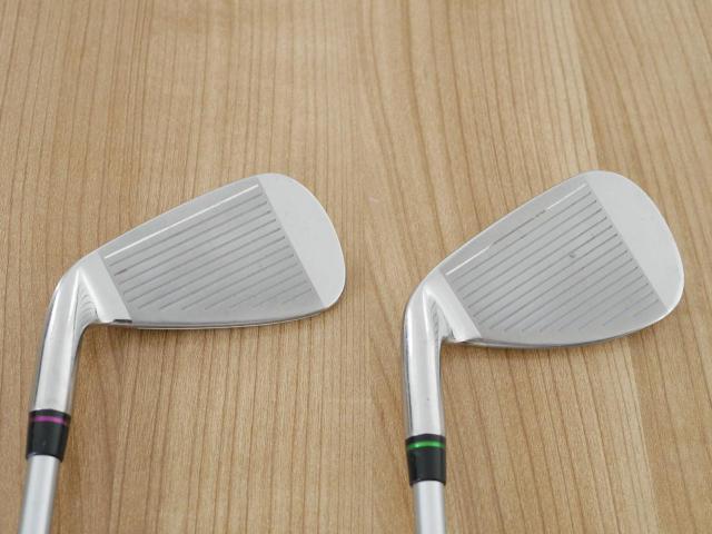 Iron set : Kasco : **มีตำหนิ** ชุดเหล็ก Kasco TARO Big Super Hyten (หน้าเด้ง ตีง่าย ไกล) มีเหล็ก 5-Pw (6 ชิ้น) ก้านกราไฟต์ Flex R
