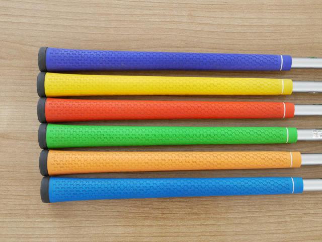 Iron set : Kasco : **มีตำหนิ** ชุดเหล็ก Kasco TARO Big Super Hyten (หน้าเด้ง ตีง่าย ไกล) มีเหล็ก 5-Pw (6 ชิ้น) ก้านกราไฟต์ Flex R
