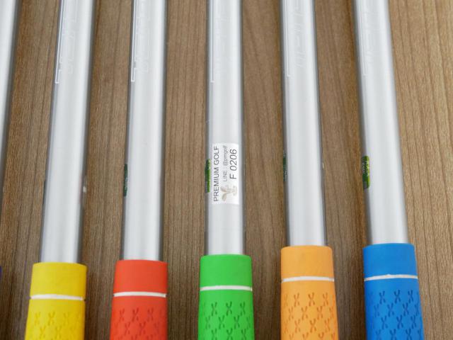 Iron set : Kasco : **มีตำหนิ** ชุดเหล็ก Kasco TARO Big Super Hyten (หน้าเด้ง ตีง่าย ไกล) มีเหล็ก 5-Pw (6 ชิ้น) ก้านกราไฟต์ Flex R
