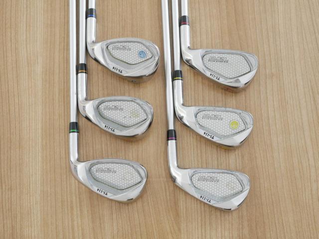 Iron set : Kasco : **มีตำหนิ** ชุดเหล็ก Kasco TARO Big Super Hyten (หน้าเด้ง ตีง่าย ไกล) มีเหล็ก 5-Pw (6 ชิ้น) ก้านกราไฟต์ Flex R