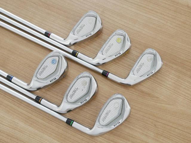 Iron set : Kasco : **มีตำหนิ** ชุดเหล็ก Kasco TARO Big Super Hyten (หน้าเด้ง ตีง่าย ไกล) มีเหล็ก 5-Pw (6 ชิ้น) ก้านกราไฟต์ Flex R