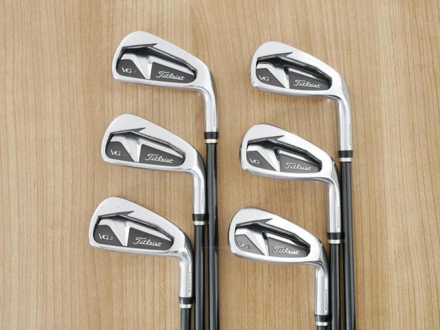 Iron set : Titleist : ชุดเหล็ก Titleist VG3 Forged (Japan Spec.) มีเหล็ก 5-Pw (6 ชิ้น) ก้านกราไฟต์ Fujikura MOTORE 6.0i Flex S