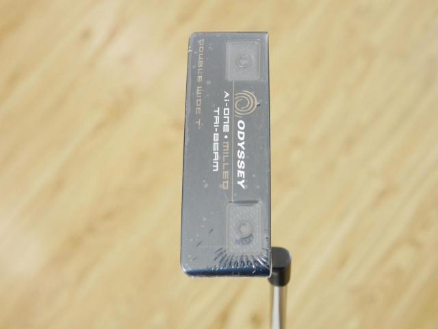 Putter : All : **ของใหม่ ยังไม่แกะพลาสติก** พัตเตอร์ Odyssey Ai-ONE Milled TRI BEAM DOUBLE WIDE T (รุ่นท็อป ออกปี 2024) ก้าน Stroke LAB 90 ยาว 34 นิ้ว