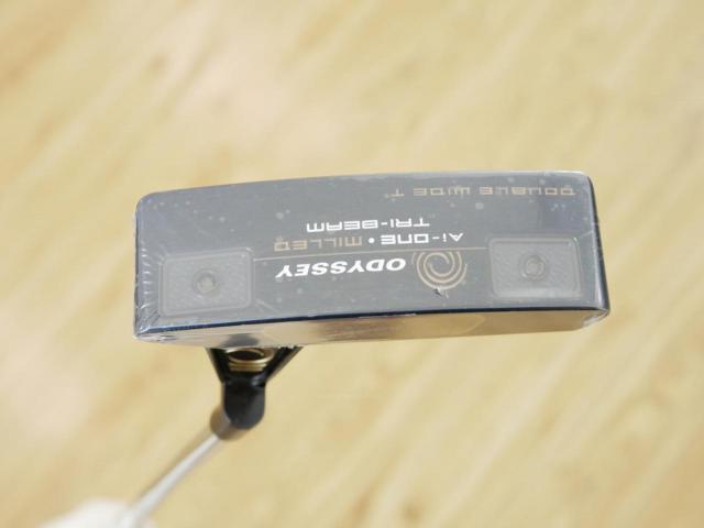 Putter : All : **ของใหม่ ยังไม่แกะพลาสติก** พัตเตอร์ Odyssey Ai-ONE Milled TRI BEAM DOUBLE WIDE T (รุ่นท็อป ออกปี 2024) ก้าน Stroke LAB 90 ยาว 34 นิ้ว