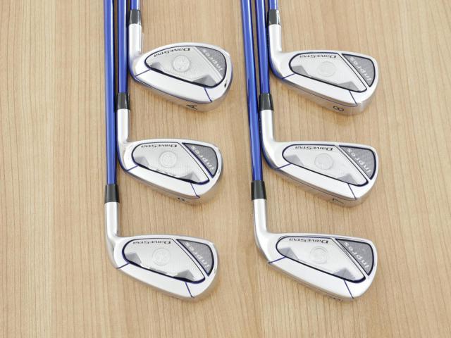 Iron set : Yamaha : ชุดเหล็ก Yamaha Inpres DriveStar (ออกปี 2023 ตีไกลที่สุด ไกลกว่าเหล็กทั่วไป 2 เบอร์ หน้าเด้งมากๆ) มีเหล็ก 6-Pw,Aw (6 ชิ้น) ก้านกราไฟต์ Fujikura Speeder NX M423i Flex R