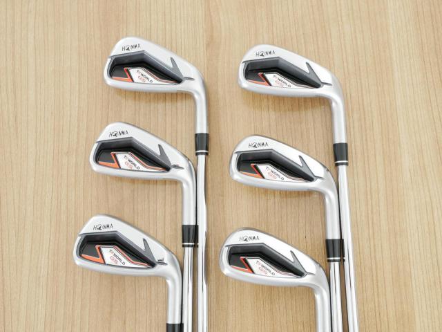 Iron set : Honma : ชุดเหล็ก Honma Tour World GS (ออกปี 2021 ใบใหญ่ ตีง่าย ไกล) มีเหล็ก 6-11 (6 ชิ้น) ก้านเหล็ก NS Pro 950 NEO Flex S