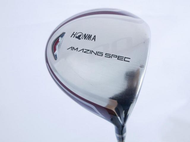 Driver : Honma : Honma Amazing Spec 480 (รุ่นใหม่ หน้าเด้งเกินกฏ หัวขนาด 480cc.) Loft 11.5 ก้าน Amazing Spec Feather & Feather Flex R