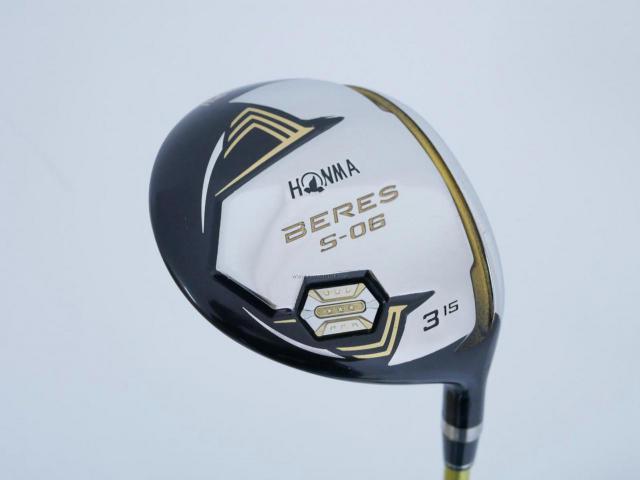 Fairway Wood : Honma : **ก้าน 3 ดาว** หัวไม้ 3 Honma Beres S-06 (รุ่นปี 2019) Loft 15 ก้าน ARMRQ X (47) Flex R (3 ดาว)