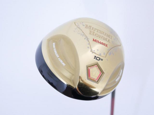 Driver : Other Brand : ไดรเวอร์ Mutsumi Honma MH488X (หัวขนาด 488cc. หน้าเด้งเกินกฏ) Loft 10.5 Flex R