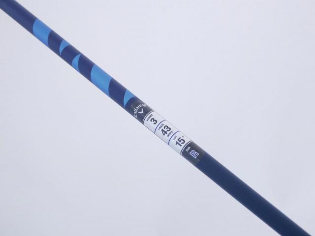 Fairway Wood : callaway : หัวไม้ 3 Callaway Paradym (รุ่นปี 2023 Japan Spec.) Loft 15 (ปรับได้) ก้าน Fujikura Ventus TR 5 Flex R