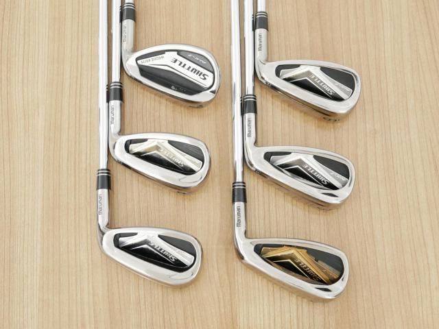 Iron set : Maruman : ชุดเหล็ก Maruman Shuttle NX-1 (ออกปี 2018 หน้าเด้งสุดๆ โกงสุดๆ เหล็ก 7 Loft 27) มีเหล็ก 7-Pw,Pa,Aw (6 ชิ้น) ก้านเหล็ก Flex S