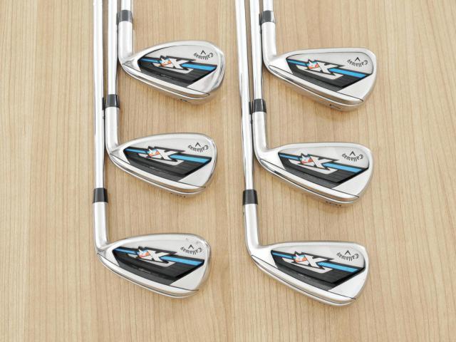 Iron set : Callaway : ชุดเหล็ก Callaway XR OS (ใบใหญ่ ตีง่ายมาก) มีเหล็ก 5-Pw (6 ชิ้น) ก้านเหล็ก NS Pro 850 Flex R